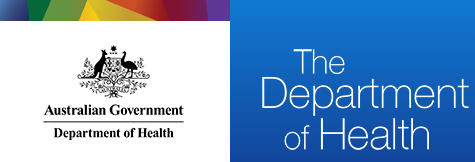 Logo for the Australian Government Department of Health